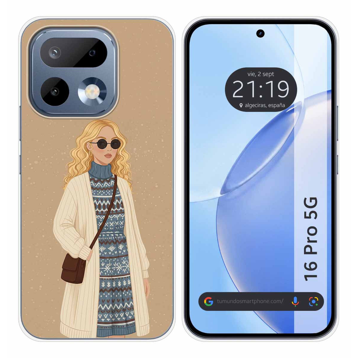 Funda Silicona para Realme 16 Pro 5G diseño Mujer 10 Dibujos