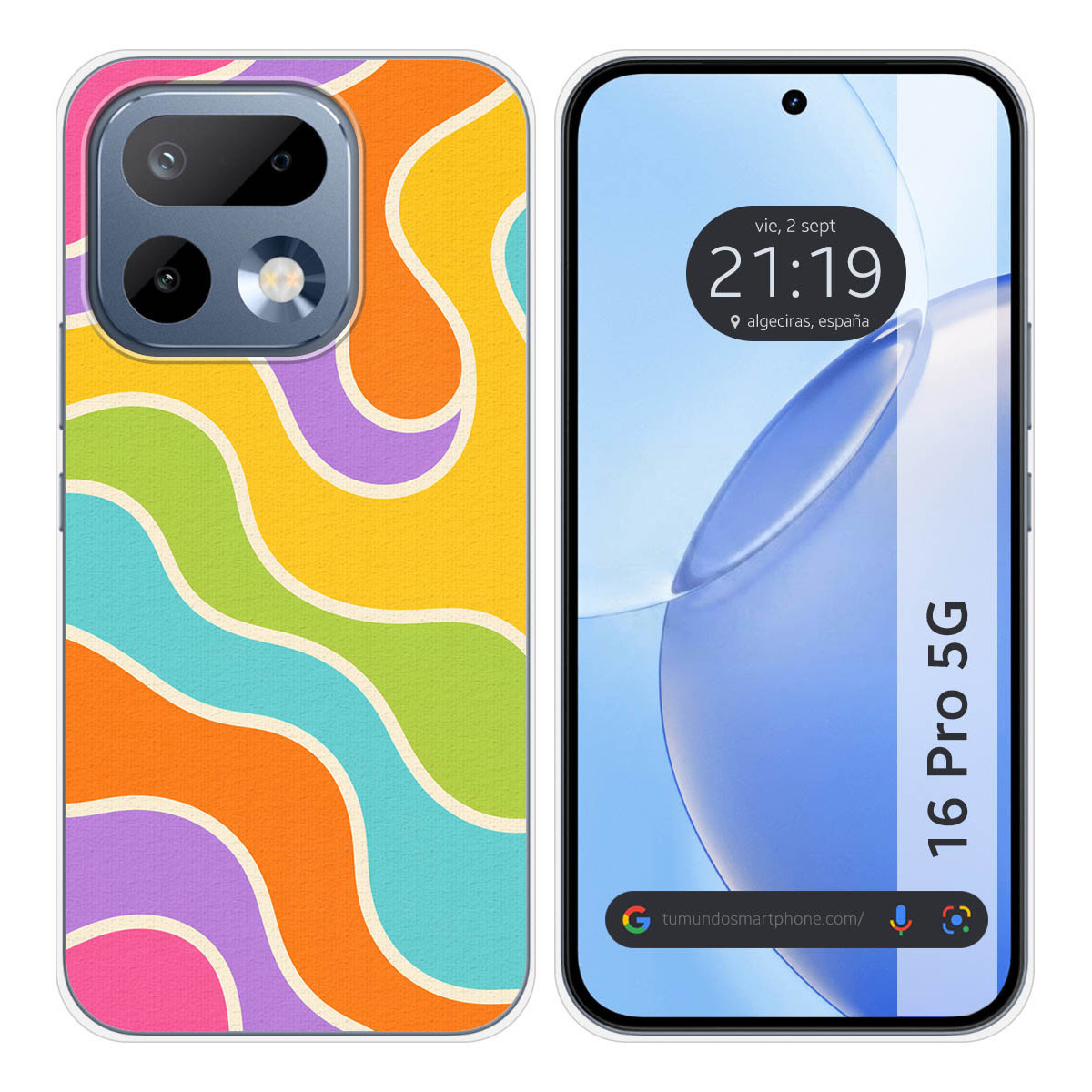 Funda Silicona para Realme 16 Pro 5G diseño Splash 03 Dibujos