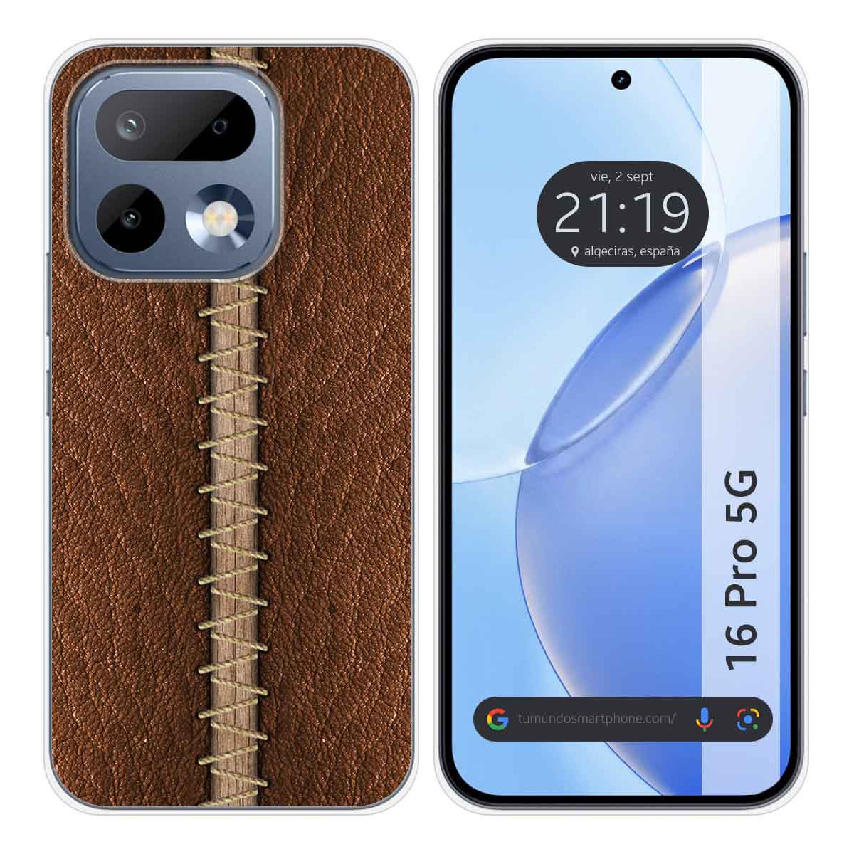 Funda Silicona para Realme 16 Pro 5G diseño Cuero 01 Dibujos