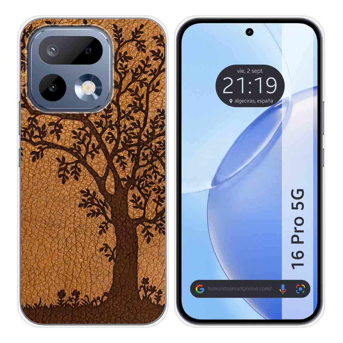 Funda Silicona para Realme 16 Pro 5G diseño Cuero 03 Dibujos