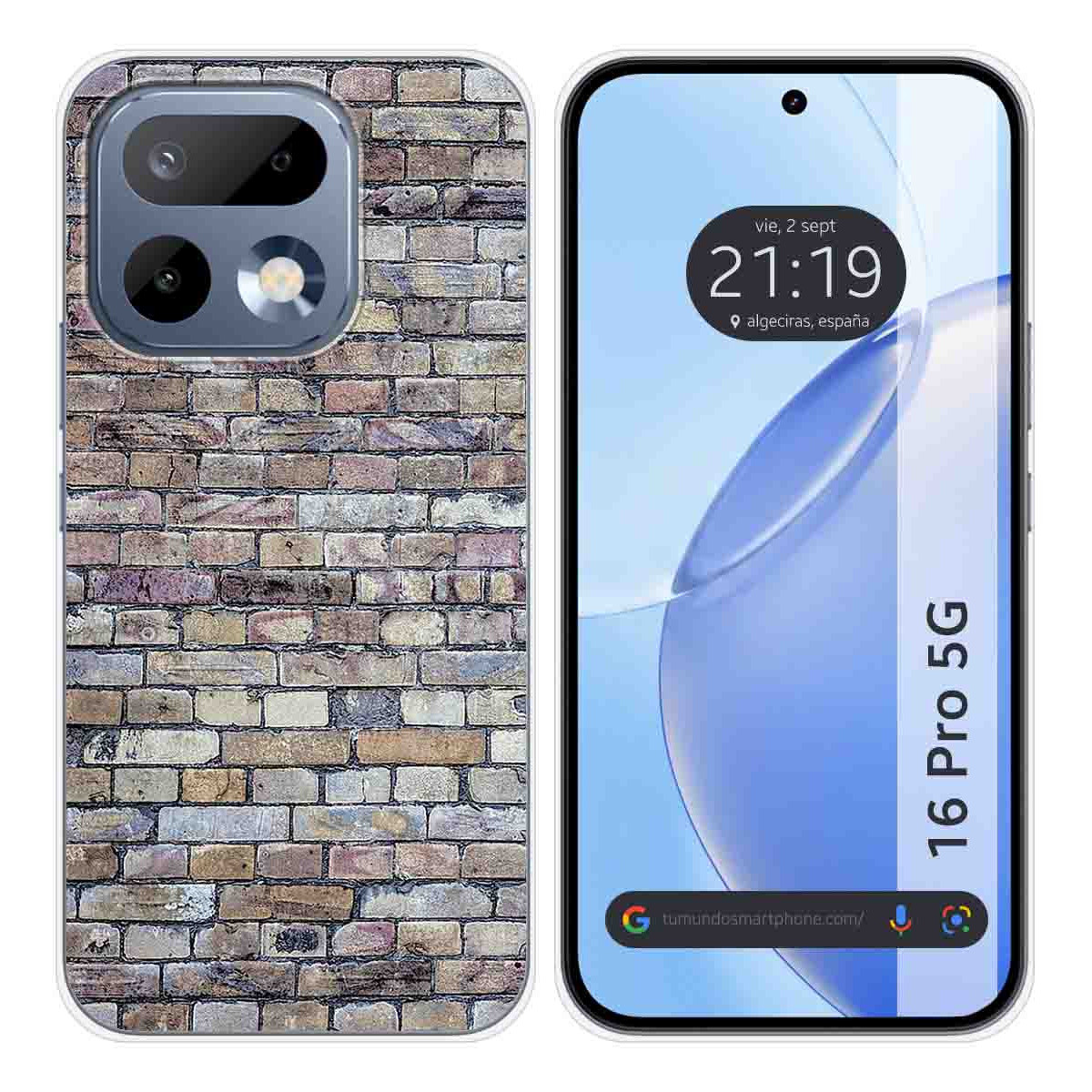Funda Silicona para Realme 16 Pro 5G diseño Ladrillo 02 Dibujos