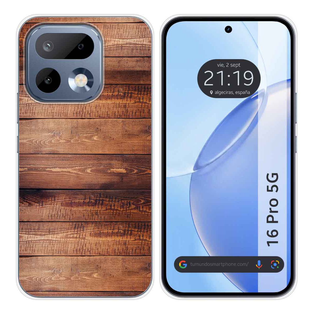 Funda Silicona para Realme 16 Pro 5G diseño Madera 02 Dibujos