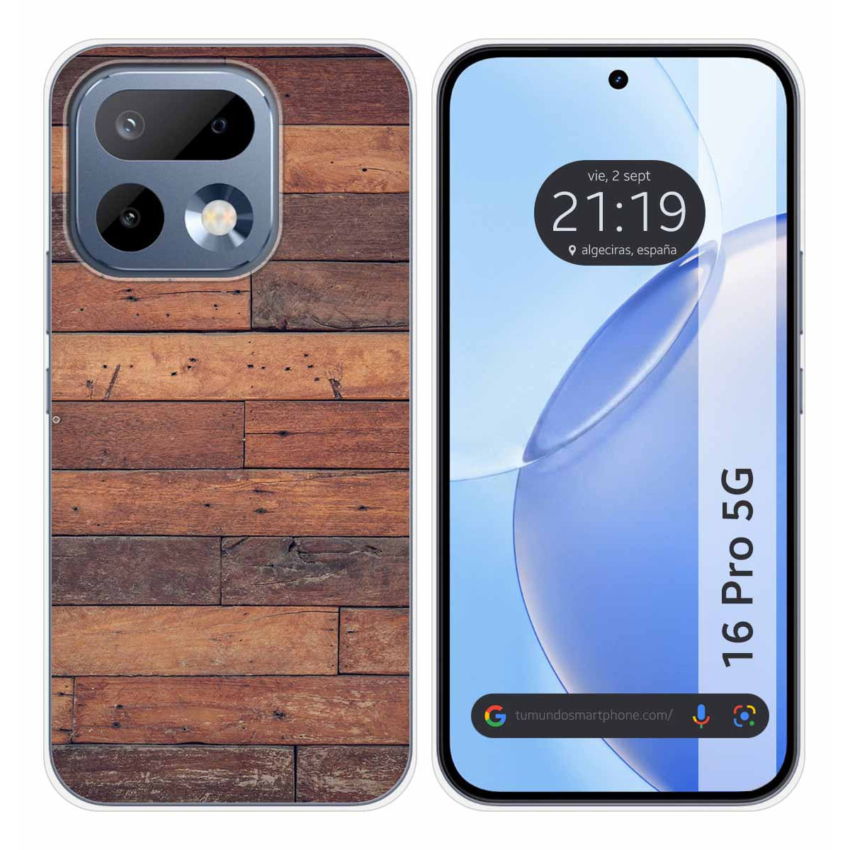 Funda Silicona para Realme 16 Pro 5G diseño Madera 03 Dibujos
