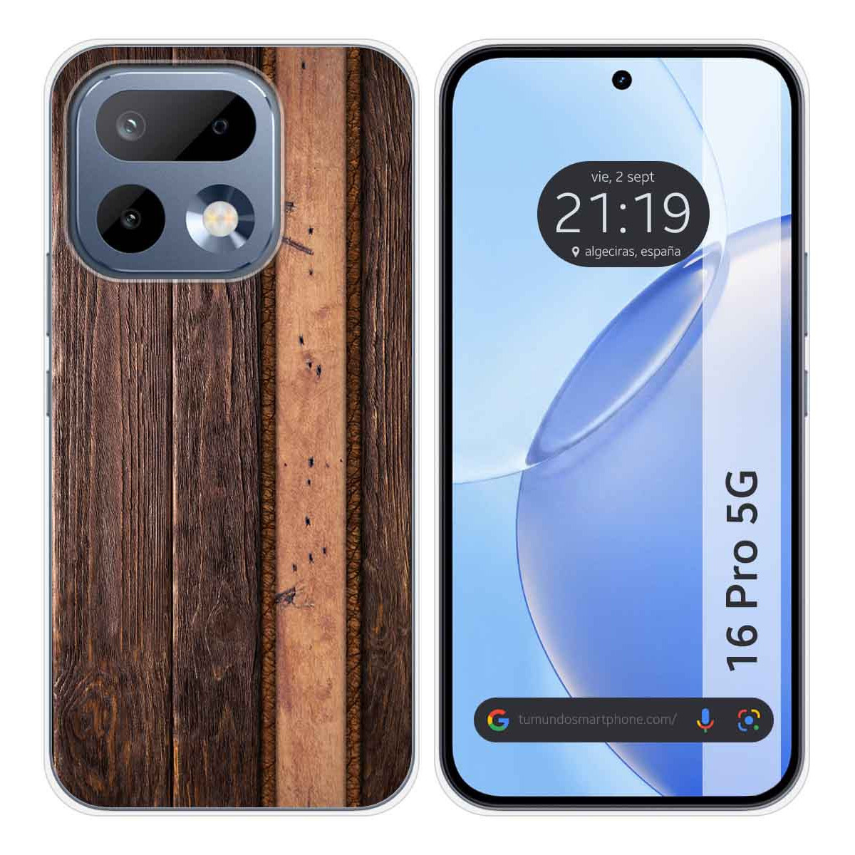 Funda Silicona para Realme 16 Pro 5G diseño Madera 05 Dibujos