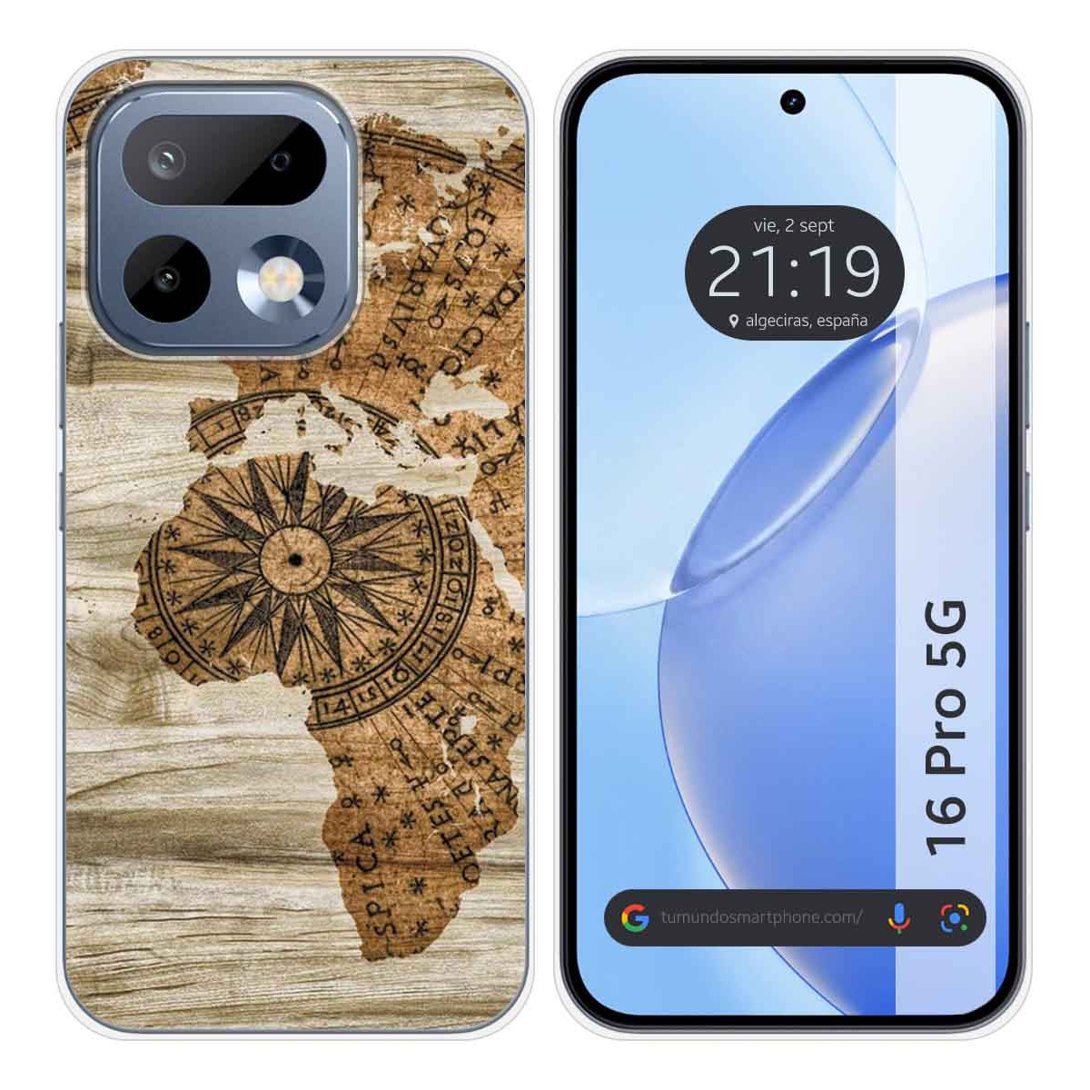 Funda Silicona para Realme 16 Pro 5G diseño Madera 07 Dibujos