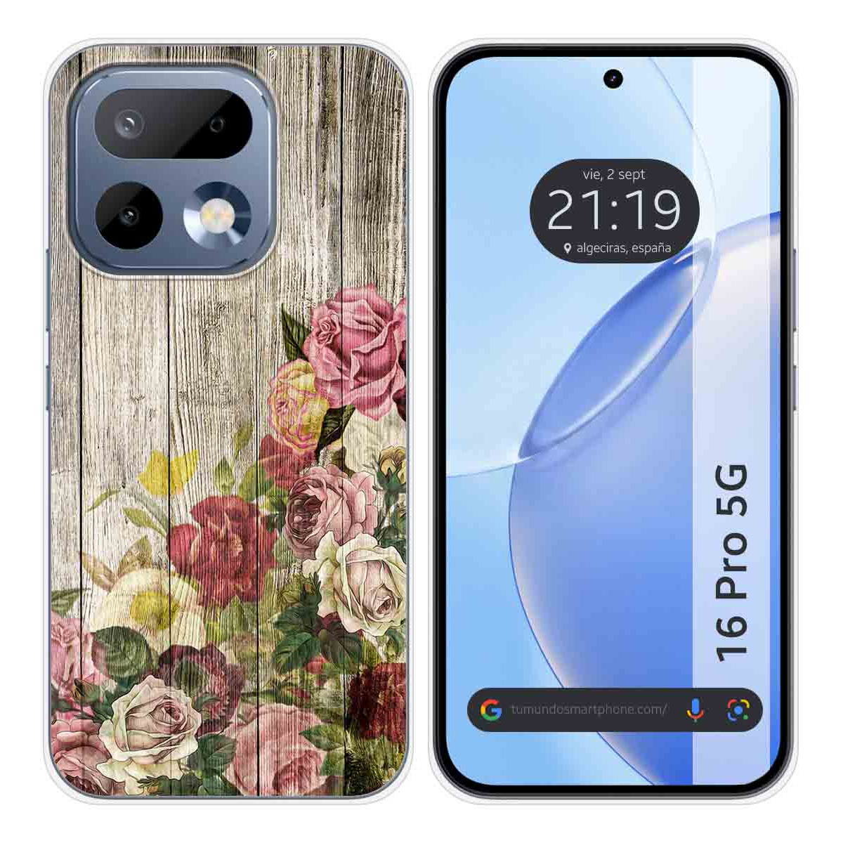 Funda Silicona para Realme 16 Pro 5G diseño Madera 08 Dibujos