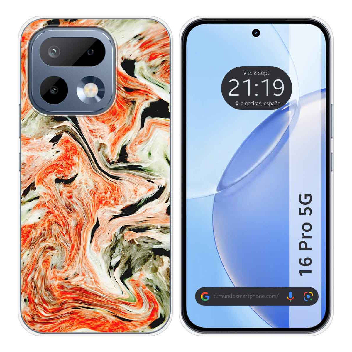 Funda Silicona para Realme 16 Pro 5G diseño Mármol 12 Dibujos
