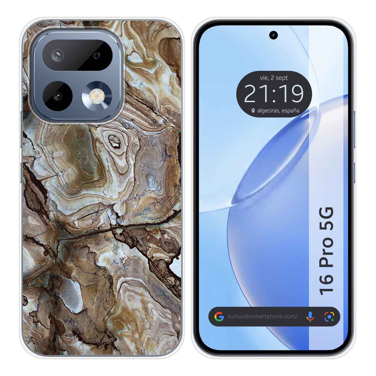 Funda Silicona para Realme 16 Pro 5G diseño Mármol 14 Dibujos