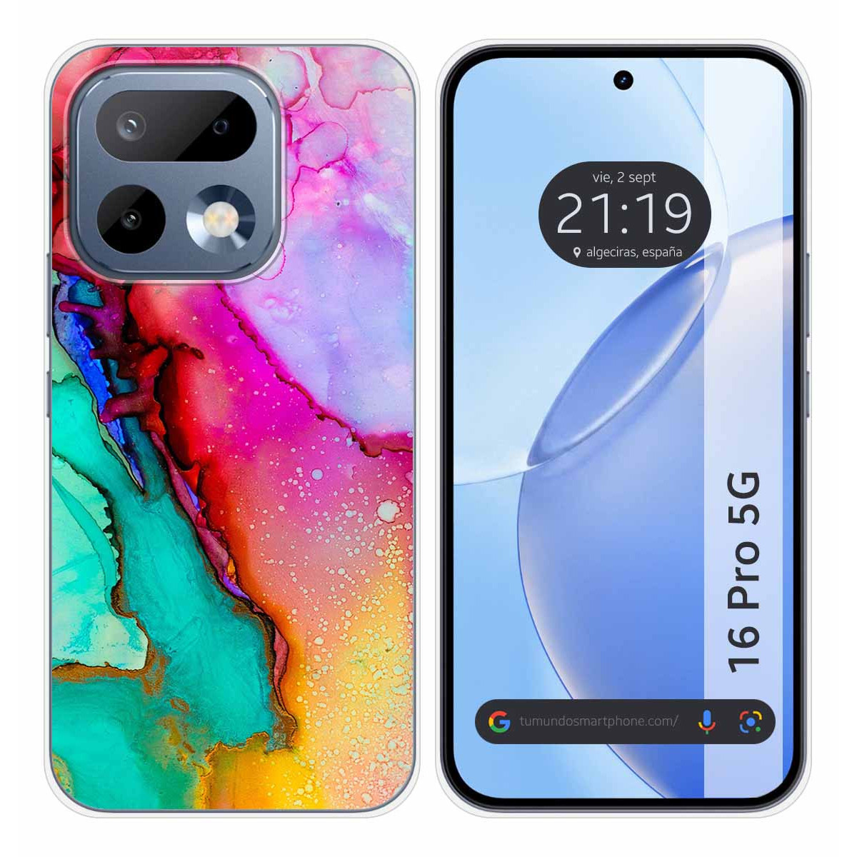 Funda Silicona para Realme 16 Pro 5G diseño Mármol 15 Dibujos