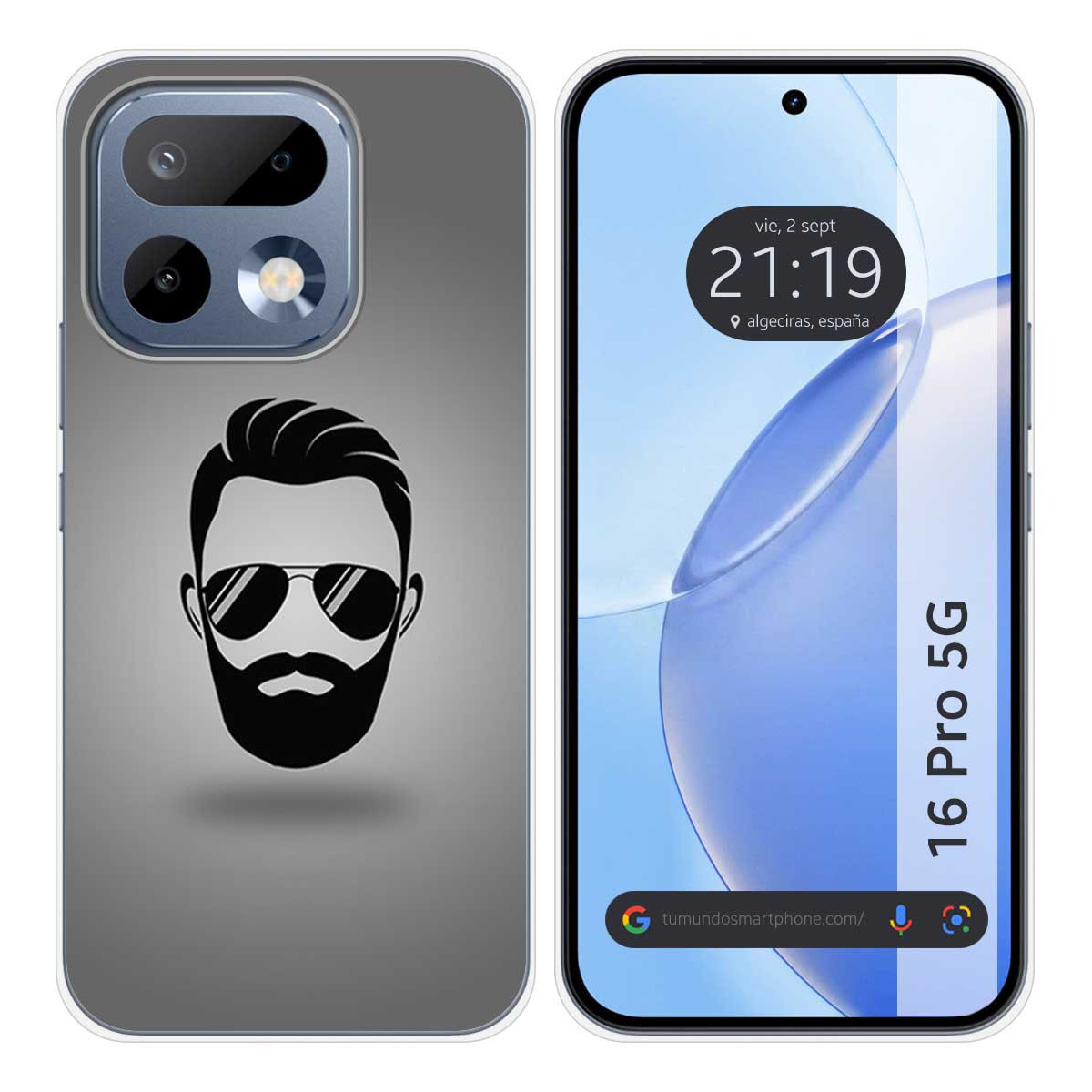 Funda Silicona para Realme 16 Pro 5G diseño Barba Dibujos