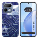 Funda Silicona para Realme 16 Pro 5G diseño Circuito Dibujos
