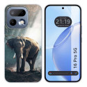 Funda Silicona para Realme 16 Pro 5G diseño Elefante Dibujos