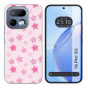 Funda Silicona para Realme 16 Pro 5G diseño Flores Dibujos