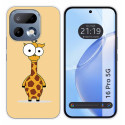 Funda Silicona para Realme 16 Pro 5G diseño Jirafa Dibujos