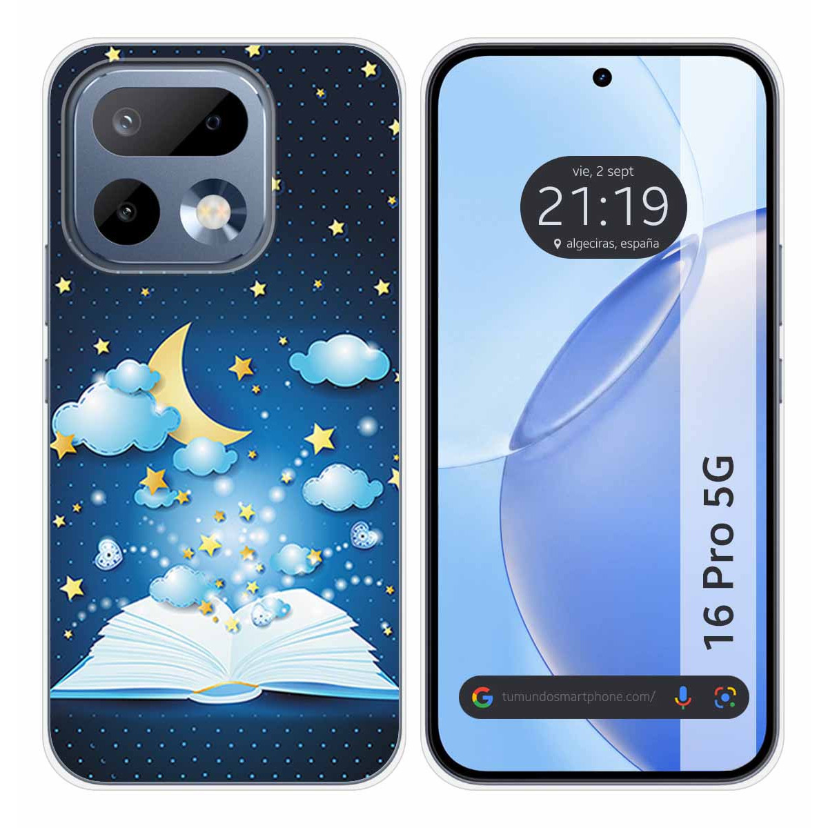 Funda Silicona para Realme 16 Pro 5G diseño Libro Cuentos Dibujos