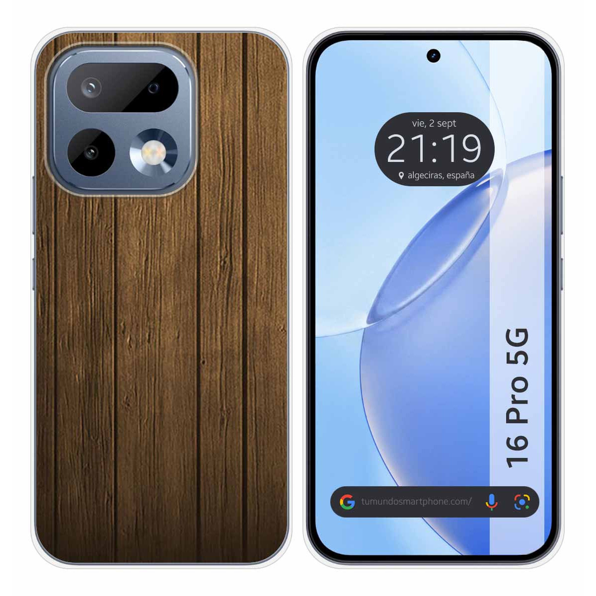Funda Silicona para Realme 16 Pro 5G diseño Madera Dibujos