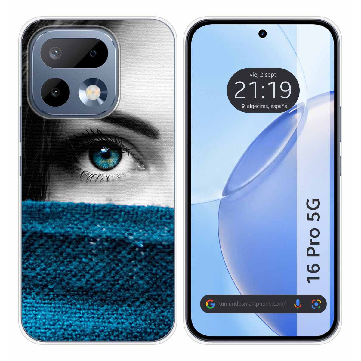 Funda Silicona para Realme 16 Pro 5G diseño Ojo Dibujos