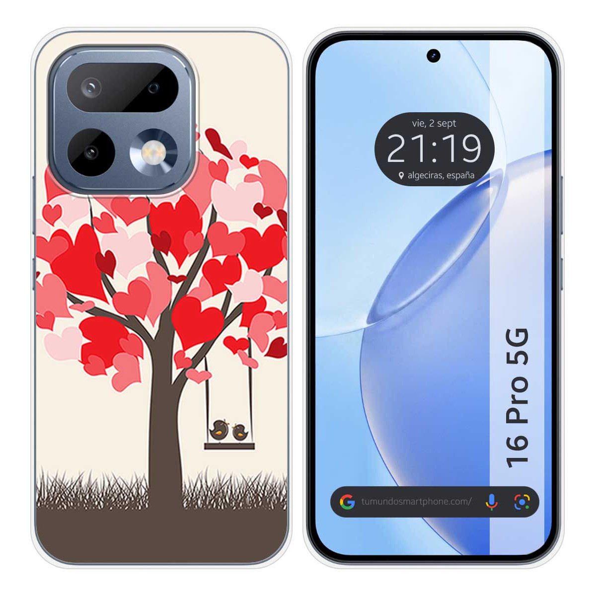Funda Silicona para Realme 16 Pro 5G diseño Pajaritos Dibujos