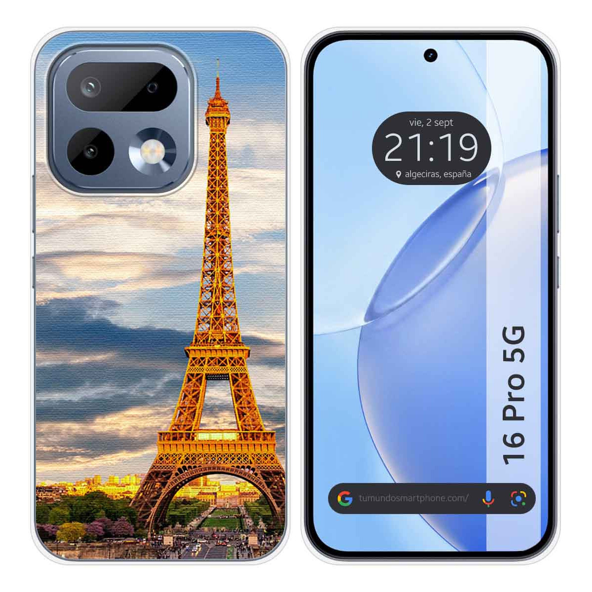 Funda Silicona para Realme 16 Pro 5G diseño Paris Dibujos