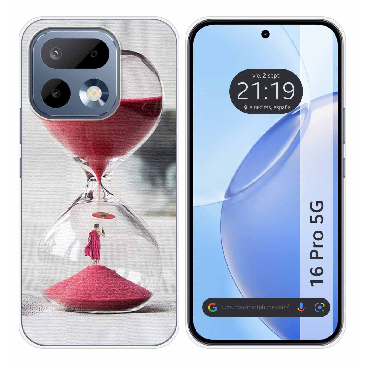 Funda Silicona para Realme 16 Pro 5G diseño Reloj Dibujos