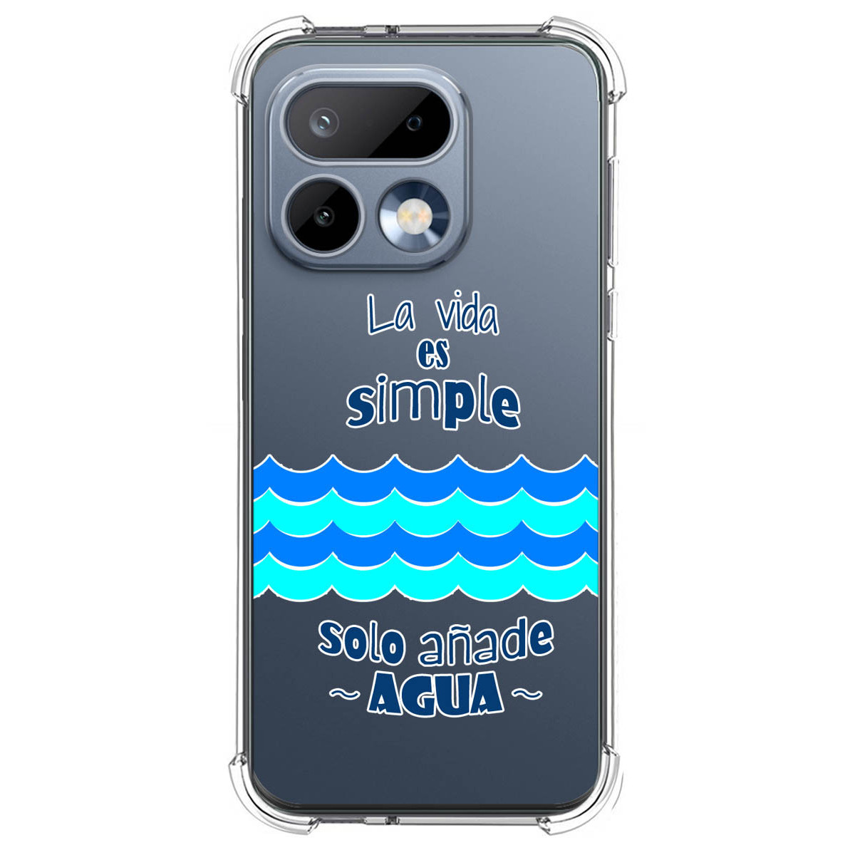 Funda Silicona Antigolpes para Realme 16 Pro 5G diseño Agua Dibujos
