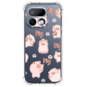 Funda Silicona Antigolpes para Realme 16 Pro 5G diseño Cerdos Dibujos