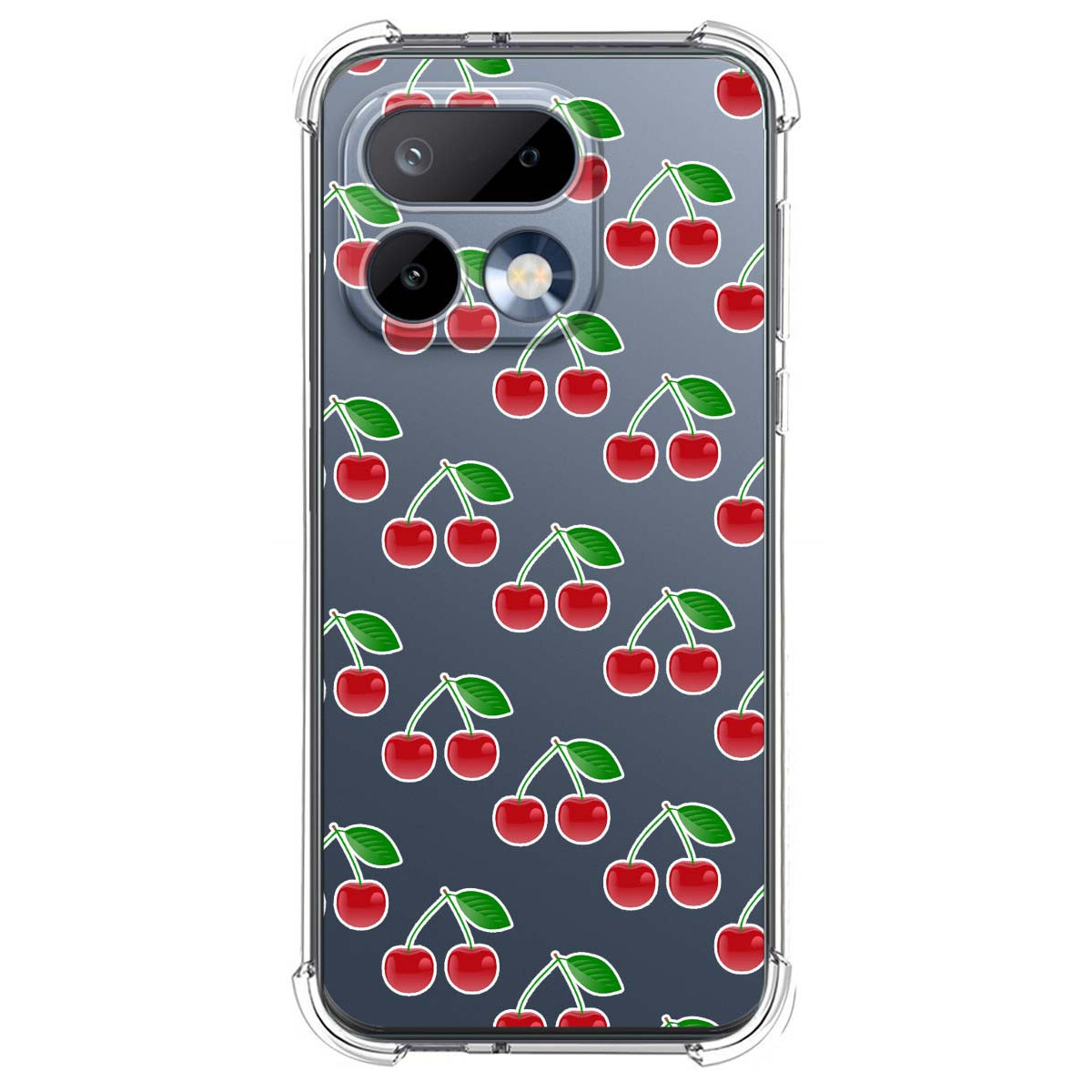 Funda Silicona Antigolpes para Realme 16 Pro 5G diseño Cerezas Dibujos