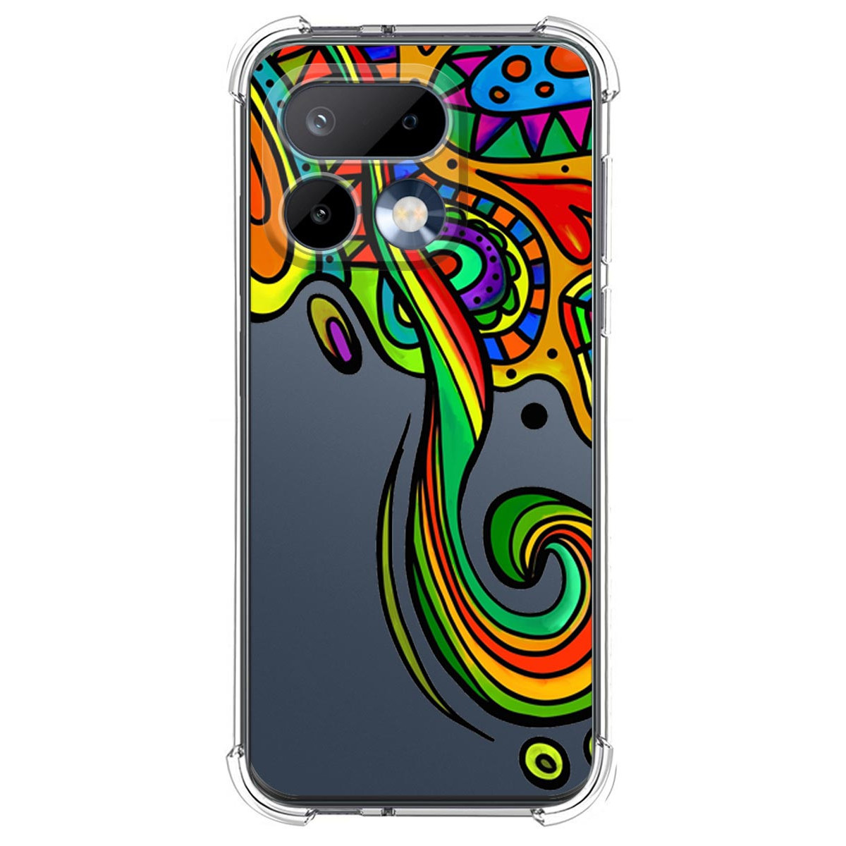 Funda Silicona Antigolpes para Realme 16 Pro 5G diseño Colores Dibujos