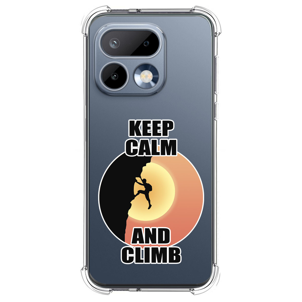 Funda Silicona Antigolpes para Realme 16 Pro 5G diseño Hombre Escalada Dibujos