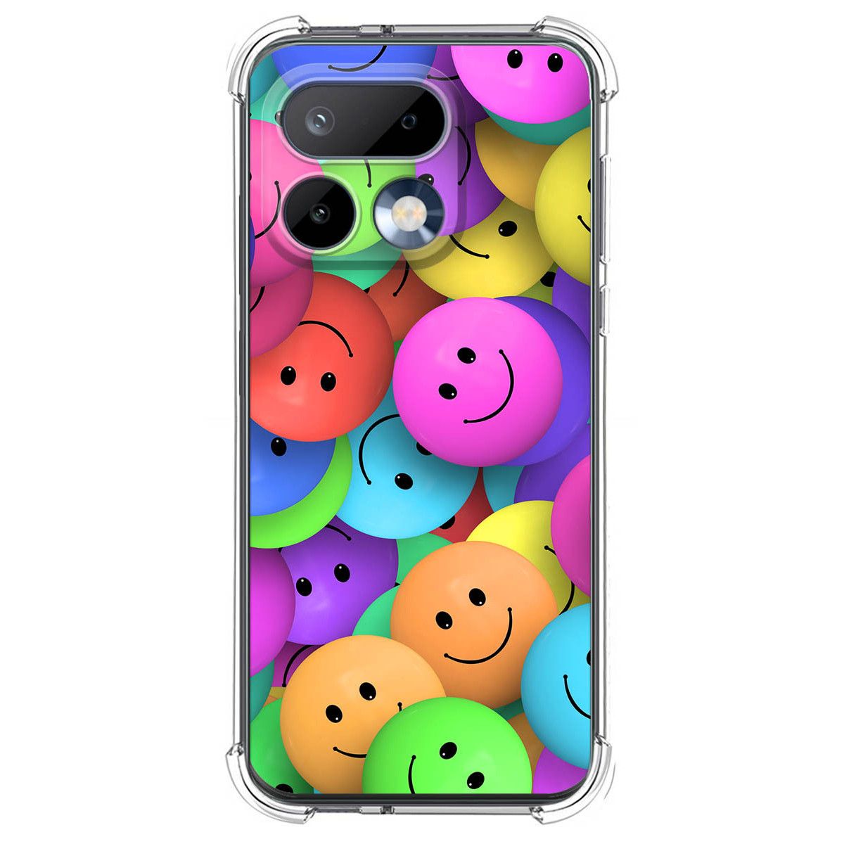 Funda Silicona Antigolpes para Realme 16 Pro 5G diseño Smile Dibujos