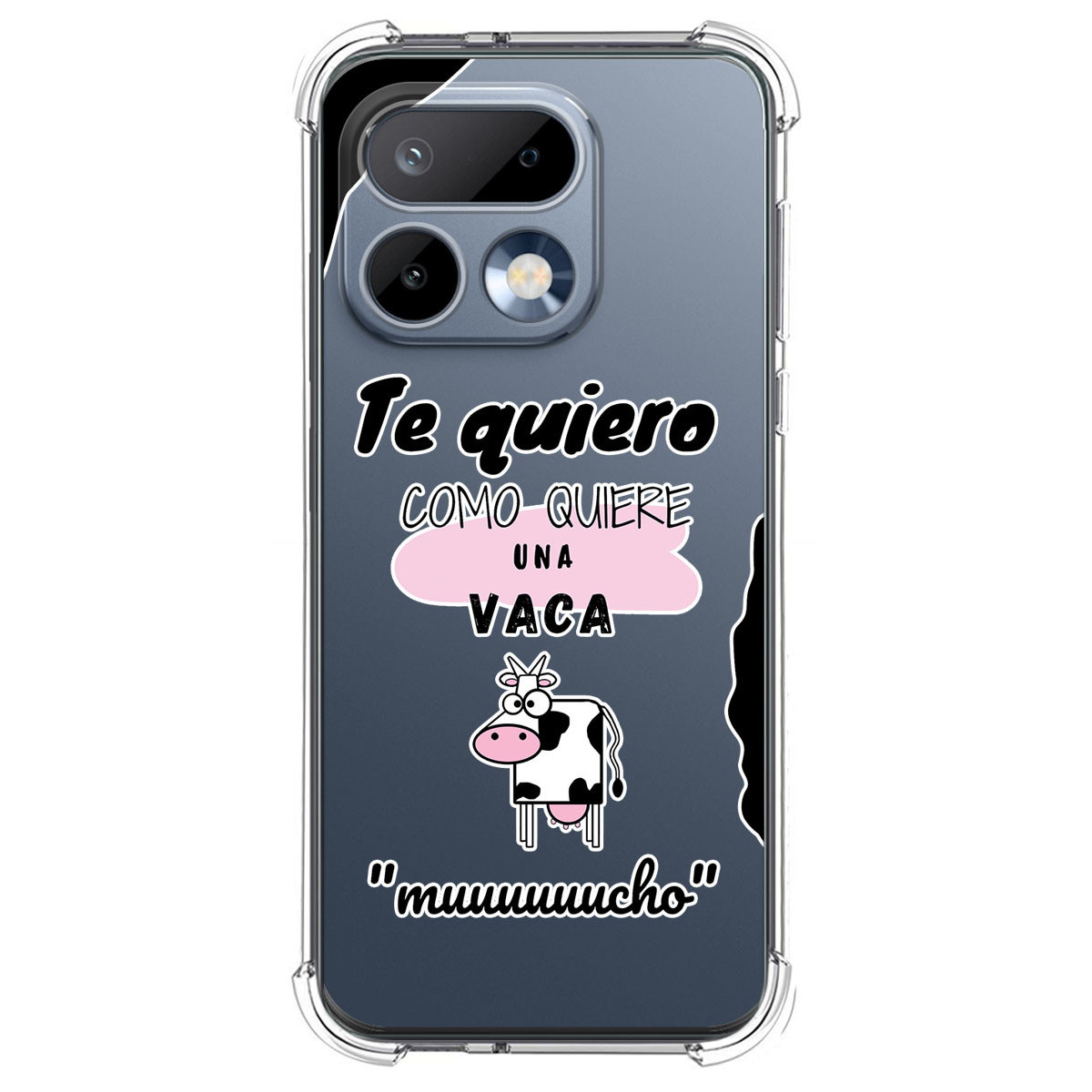 Funda Silicona Antigolpes para Realme 16 Pro 5G diseño Vaca Dibujos