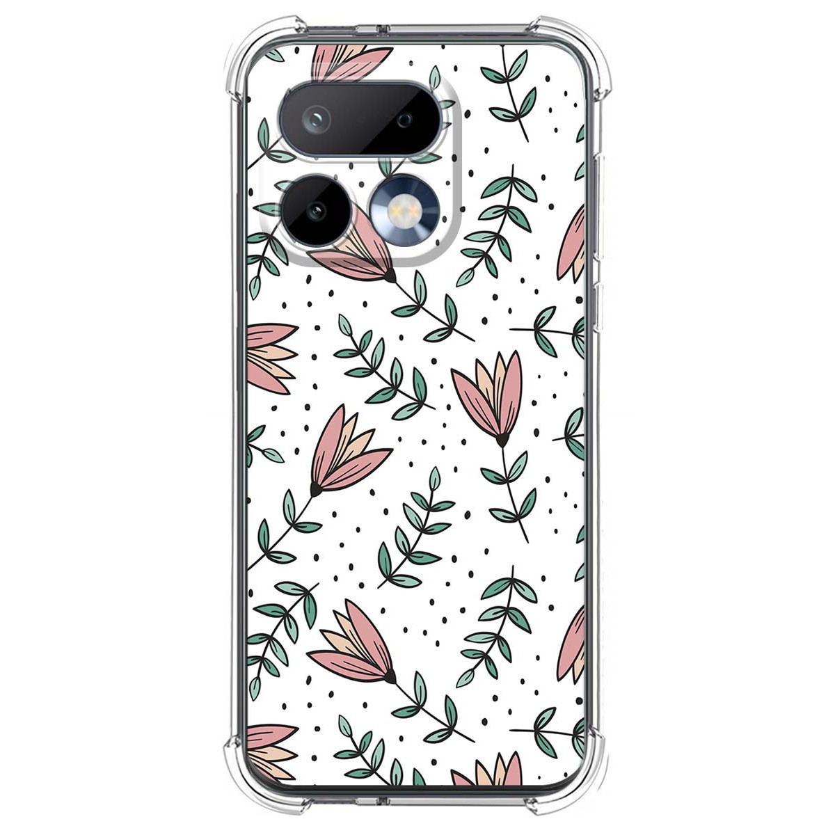 Funda Silicona Antigolpes para Realme 16 Pro 5G diseño Flores 01 Dibujos