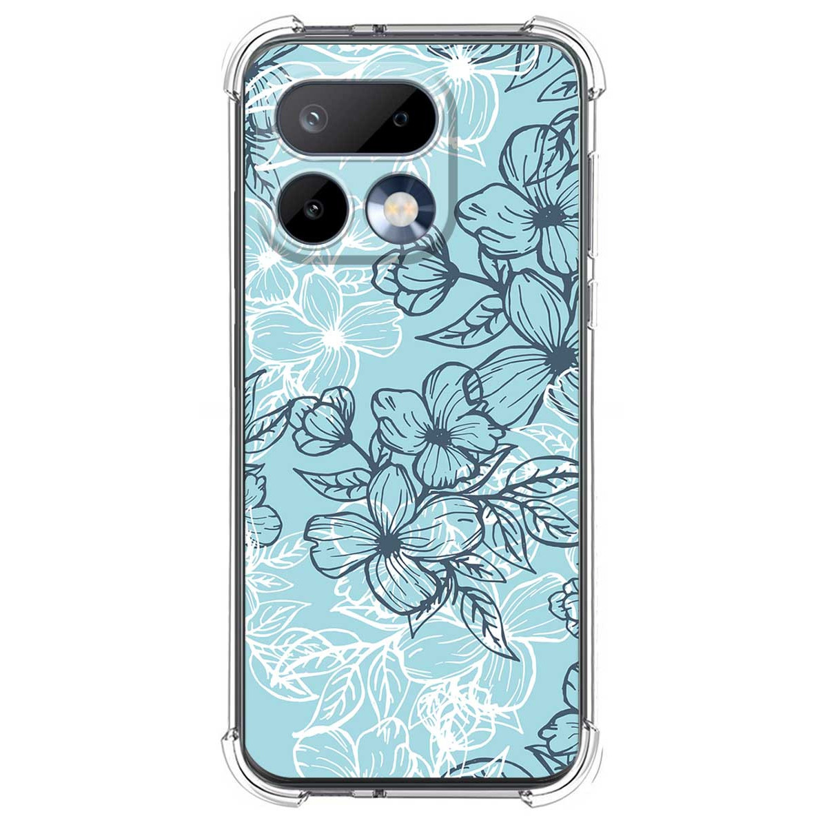 Funda Silicona Antigolpes para Realme 16 Pro 5G diseño Flores 03 Dibujos