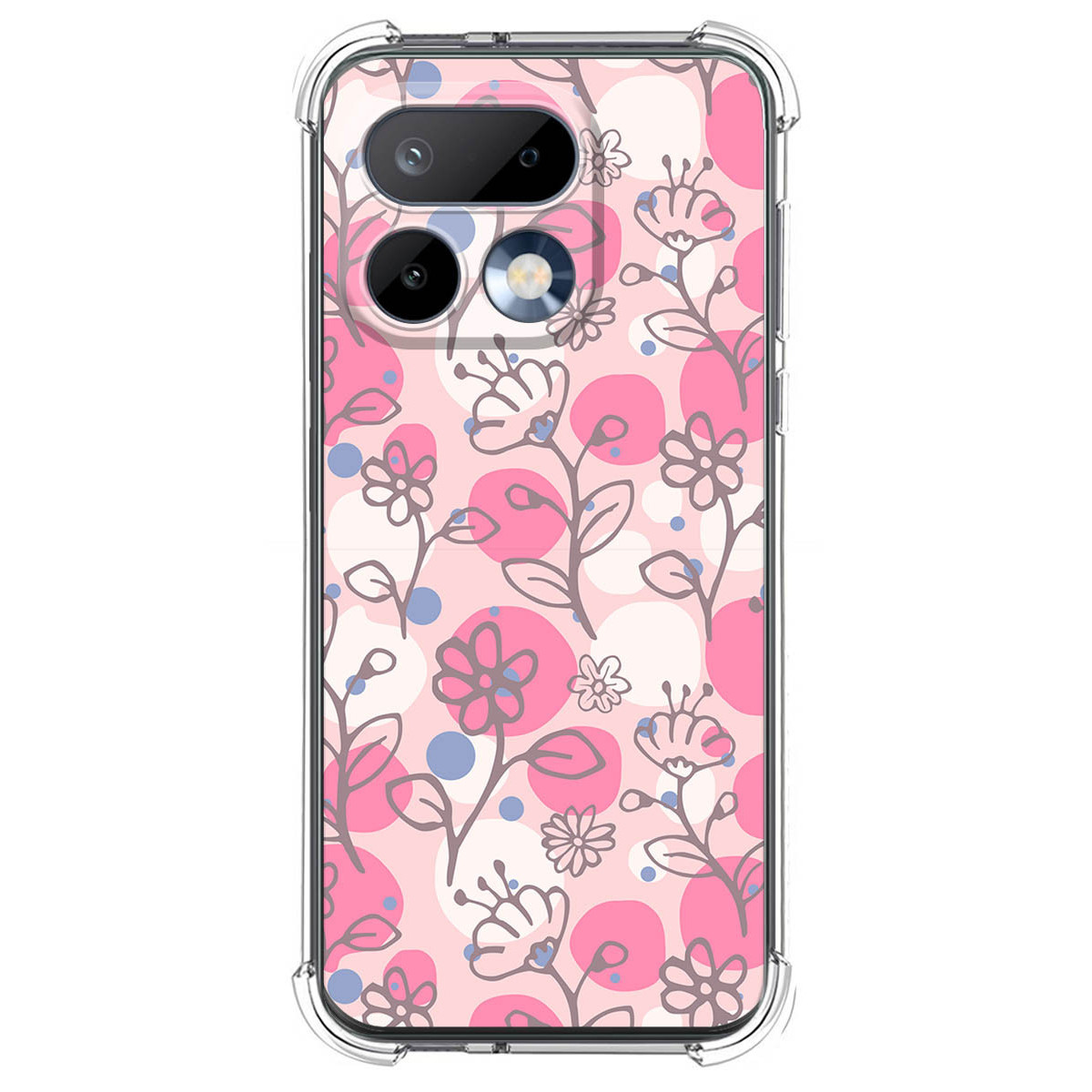 Funda Silicona Antigolpes para Realme 16 Pro 5G diseño Flores 07 Dibujos