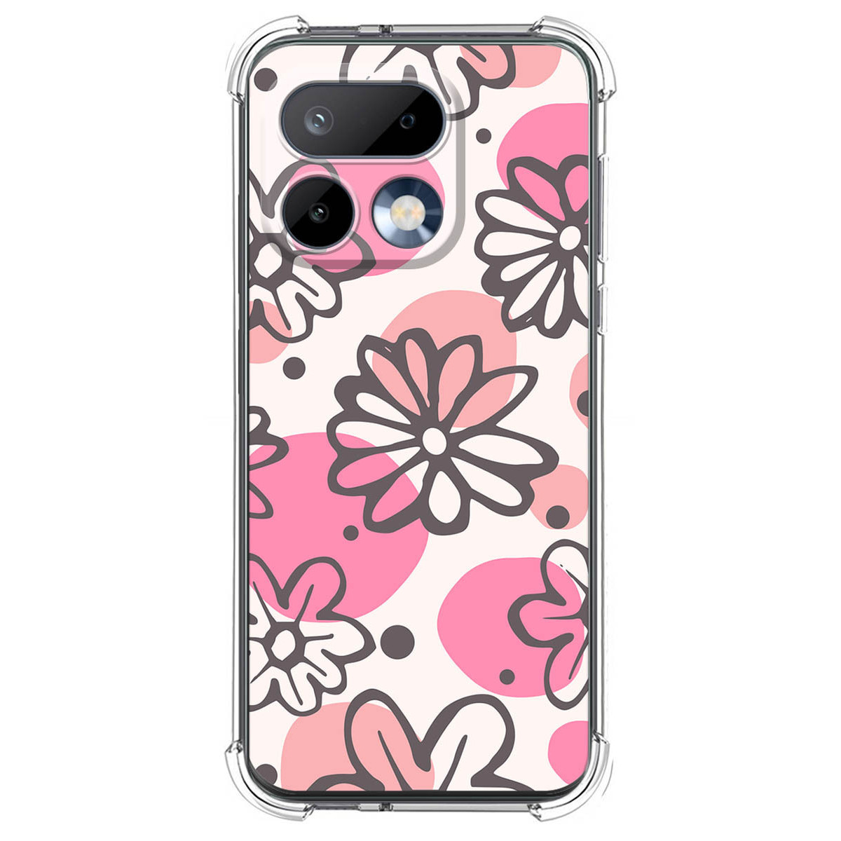 Funda Silicona Antigolpes para Realme 16 Pro 5G diseño Flores 09 Dibujos