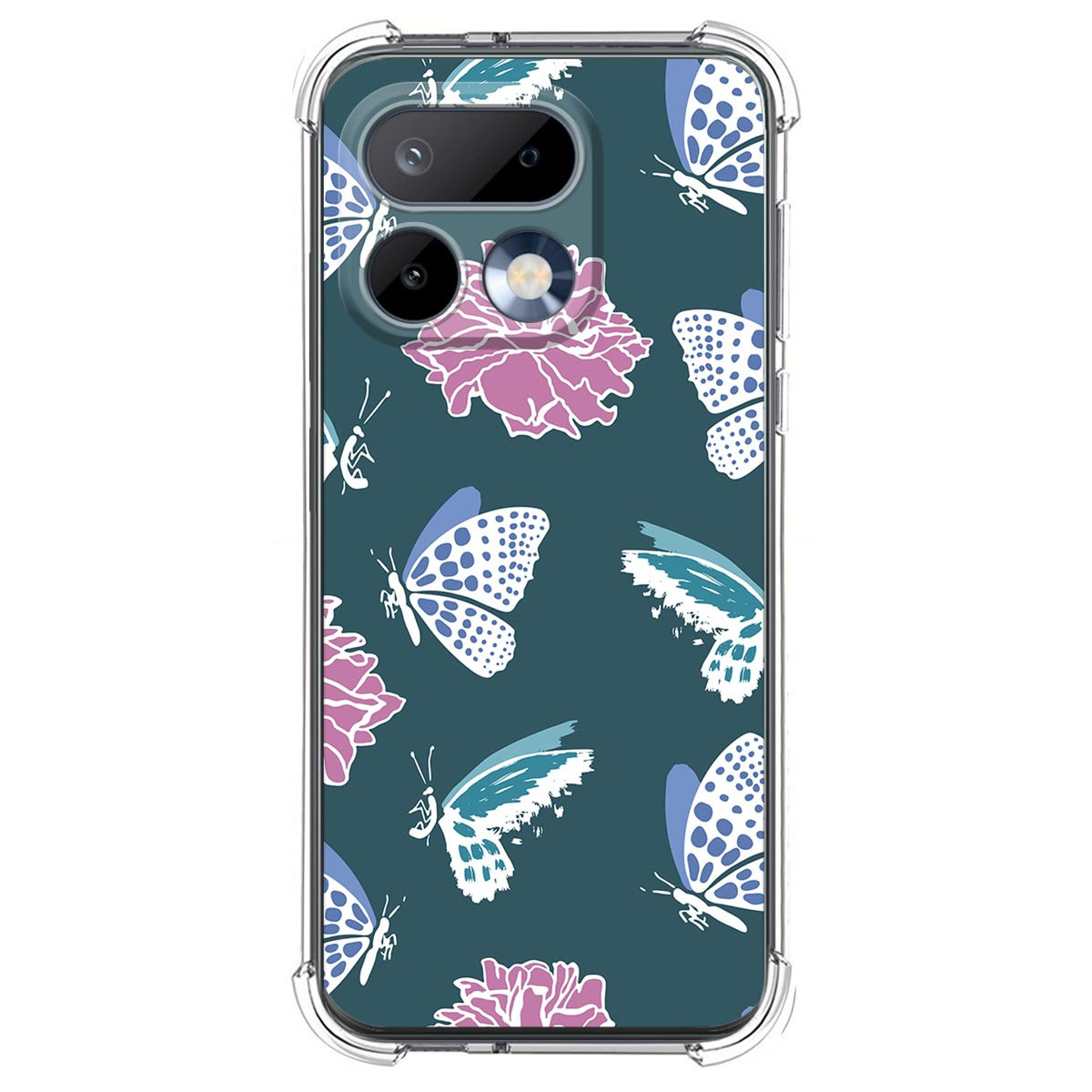 Funda Silicona Antigolpes para Realme 16 Pro 5G diseño Flores 10 Dibujos