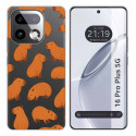 Funda Silicona Transparente para Realme 16 Pro+ Plus 5G diseño Capibara 02 Dibujos