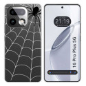 Funda Silicona Transparente para Realme 16 Pro+ Plus 5G diseño Araña Dibujos