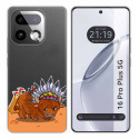 Funda Silicona Transparente para Realme 16 Pro+ Plus 5G diseño Bufalo Dibujos