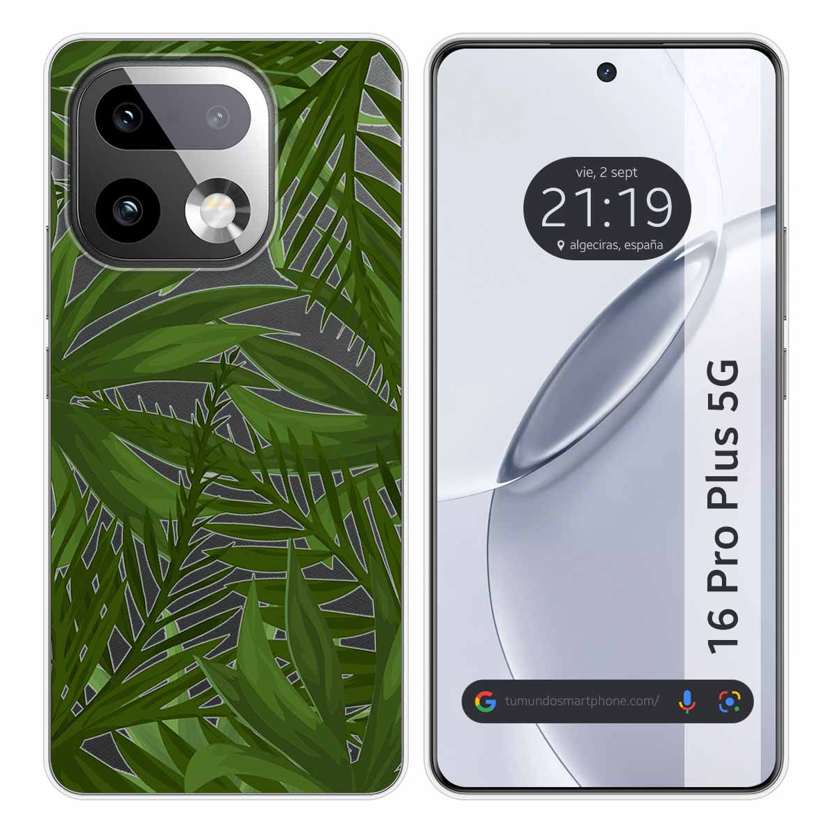 Funda Silicona Transparente para Realme 16 Pro+ Plus 5G diseño Jungla Dibujos