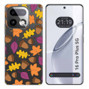 Funda Silicona Transparente para Realme 16 Pro+ Plus 5G diseño Otoño Dibujos