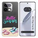 Funda Silicona Transparente para Realme 16 Pro+ Plus 5G diseño Summer Dibujos
