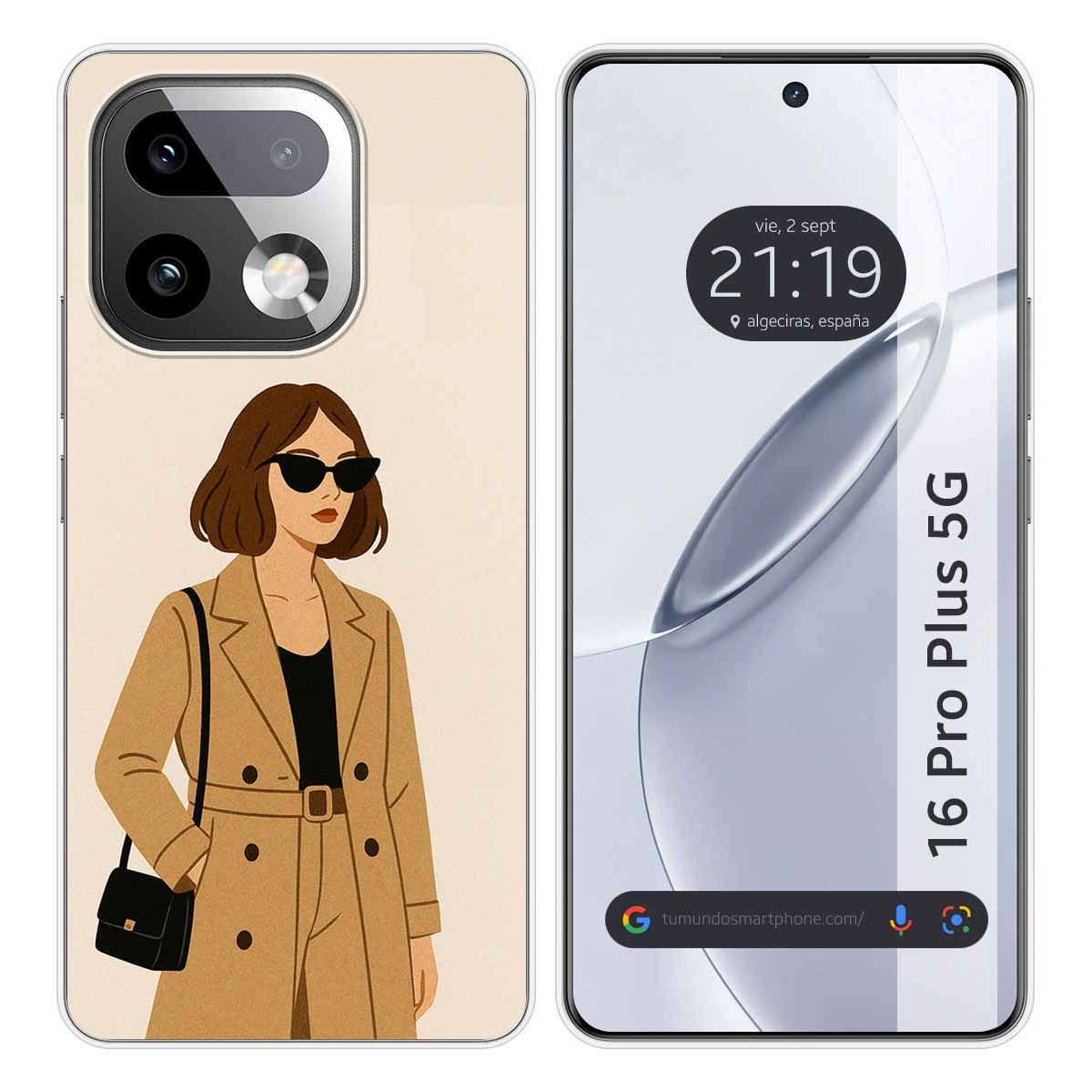 Funda Silicona para Realme 16 Pro+ Plus 5G diseño Mujer 01 Dibujos
