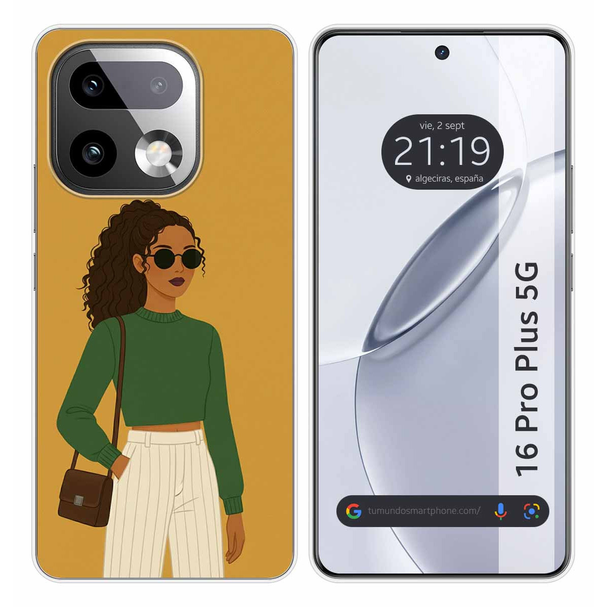 Funda Silicona para Realme 16 Pro+ Plus 5G diseño Mujer 02 Dibujos