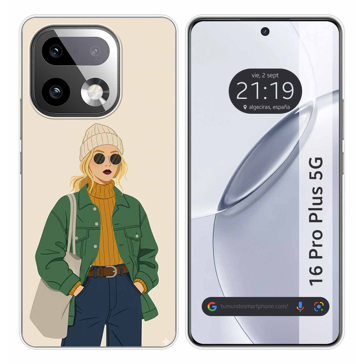 Funda Silicona para Realme 16 Pro+ Plus 5G diseño Mujer 03 Dibujos