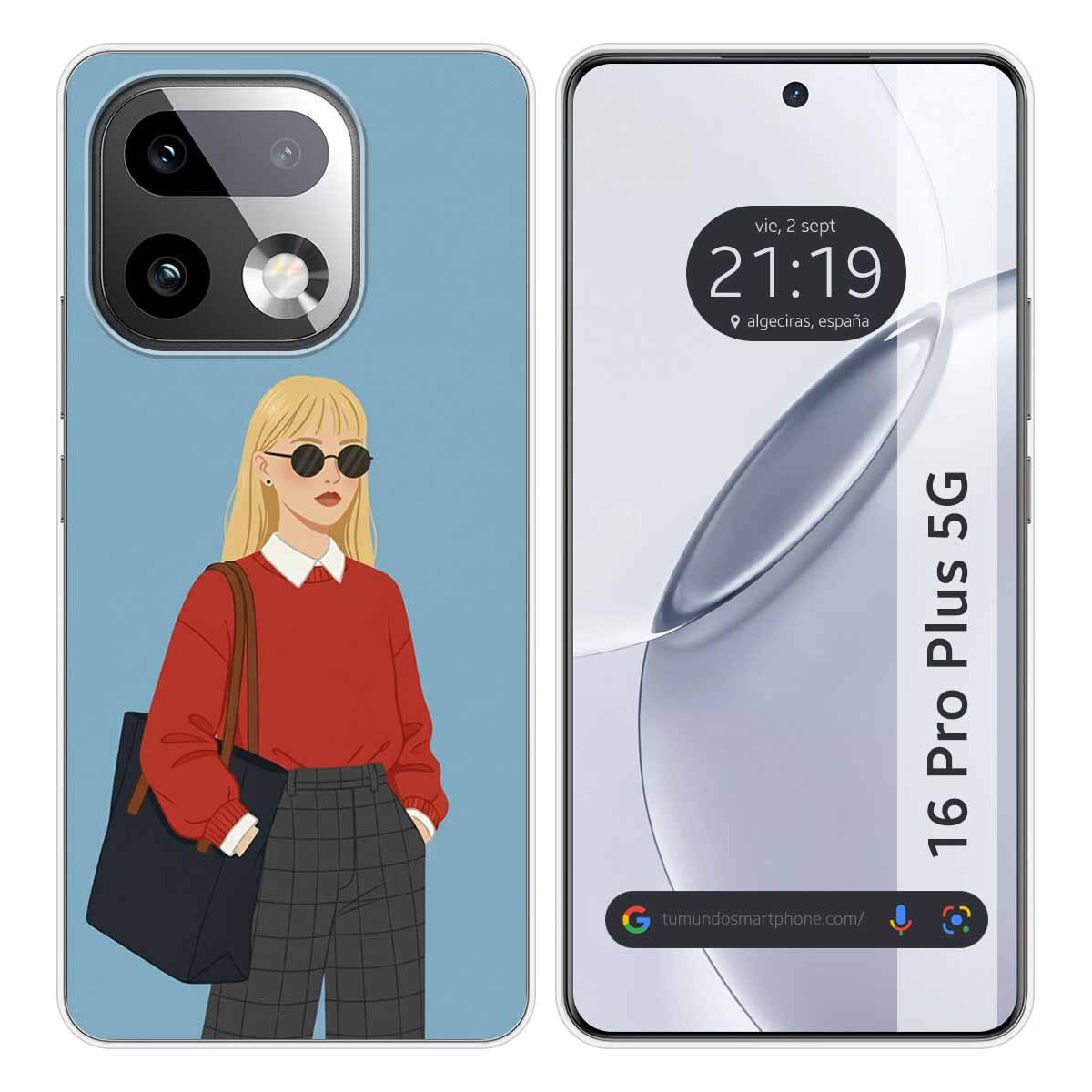 Funda Silicona para Realme 16 Pro+ Plus 5G diseño Mujer 04 Dibujos