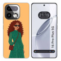 Funda Silicona para Realme 16 Pro+ Plus 5G diseño Mujer 06 Dibujos