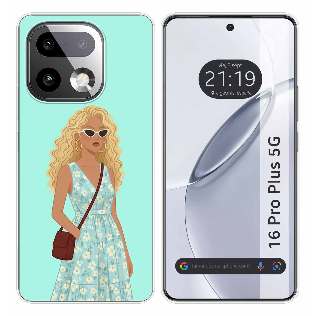 Funda Silicona para Realme 16 Pro+ Plus 5G diseño Mujer 07 Dibujos