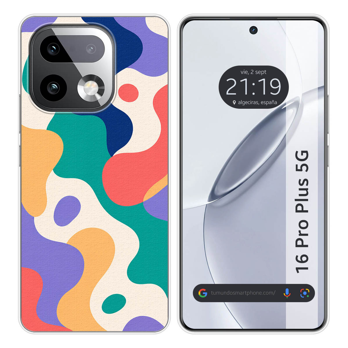 Funda Silicona para Realme 16 Pro+ Plus 5G diseño Splash 01 Dibujos