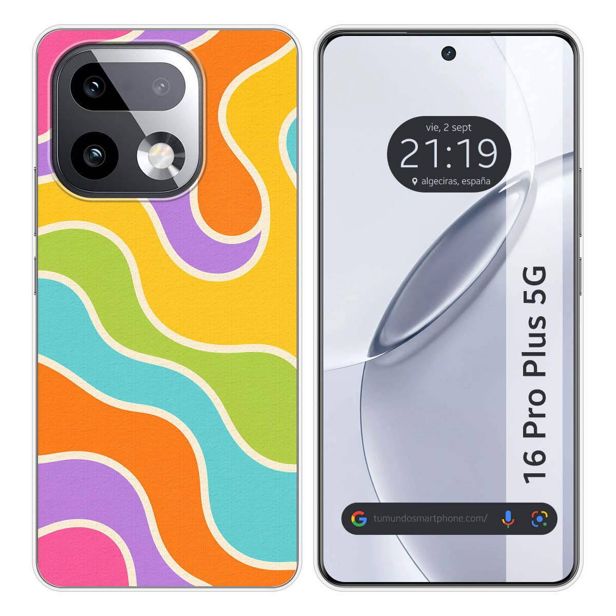 Funda Silicona para Realme 16 Pro+ Plus 5G diseño Splash 03 Dibujos